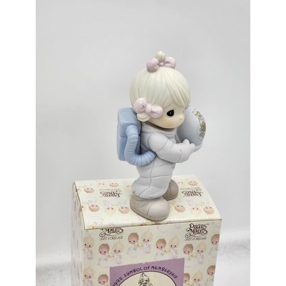Precious Moments Figurine The Club That's Out Of This World Vintage W/Box Tags - Picture 4 of 11
